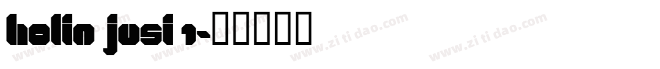 Holin Jusi 1字体转换